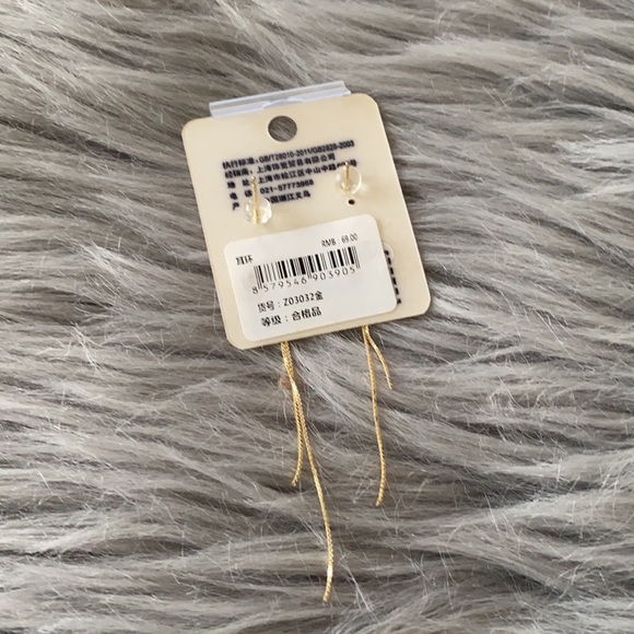 Funny Found star + moon dangle stud earrings NWT - Picture 4 of 4